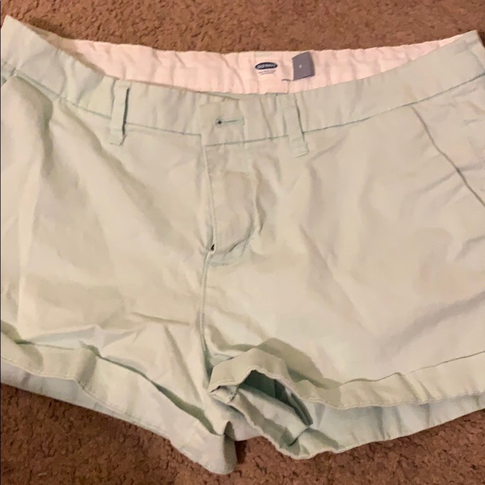 Aqua blue shorts